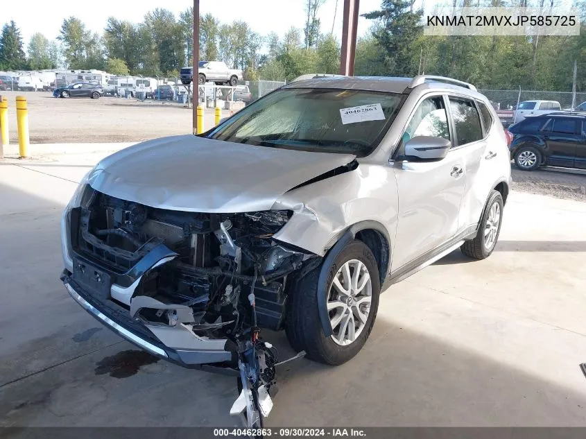 KNMAT2MVXJP585725 2018 Nissan Rogue S/Sv