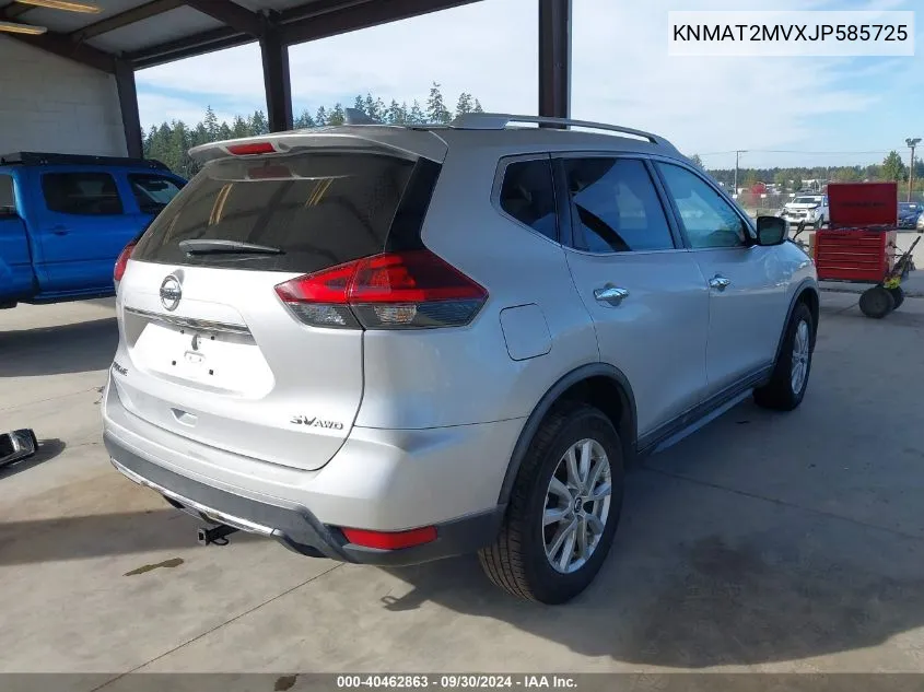 2018 Nissan Rogue S/Sv VIN: KNMAT2MVXJP585725 Lot: 40462863