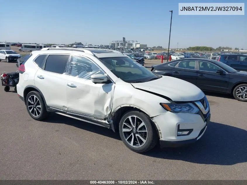 2018 Nissan Rogue Sl VIN: JN8AT2MV2JW327094 Lot: 40463008