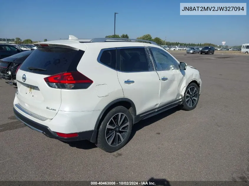 2018 Nissan Rogue Sl VIN: JN8AT2MV2JW327094 Lot: 40463008