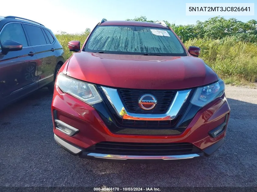 2018 Nissan Rogue Sv VIN: 5N1AT2MT3JC826641 Lot: 40466170