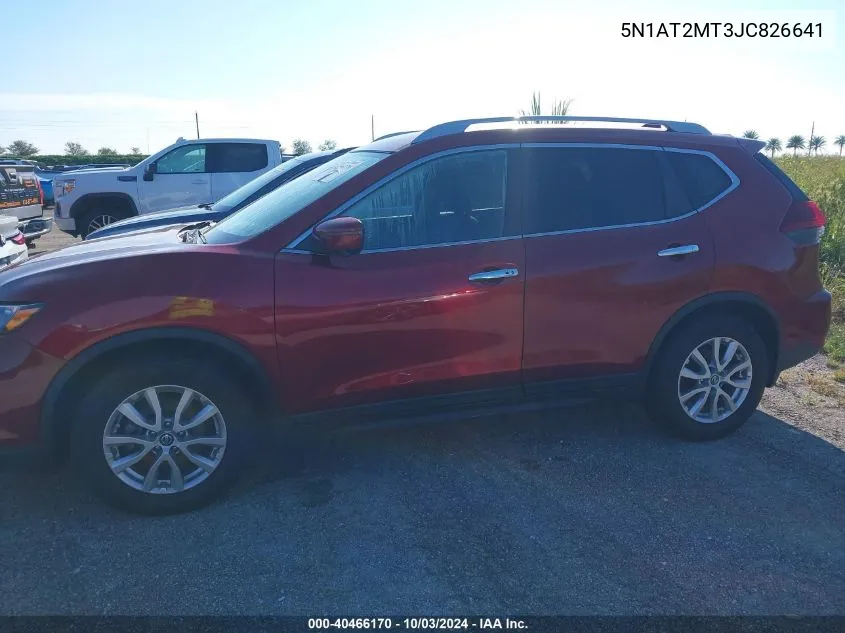 5N1AT2MT3JC826641 2018 Nissan Rogue Sv