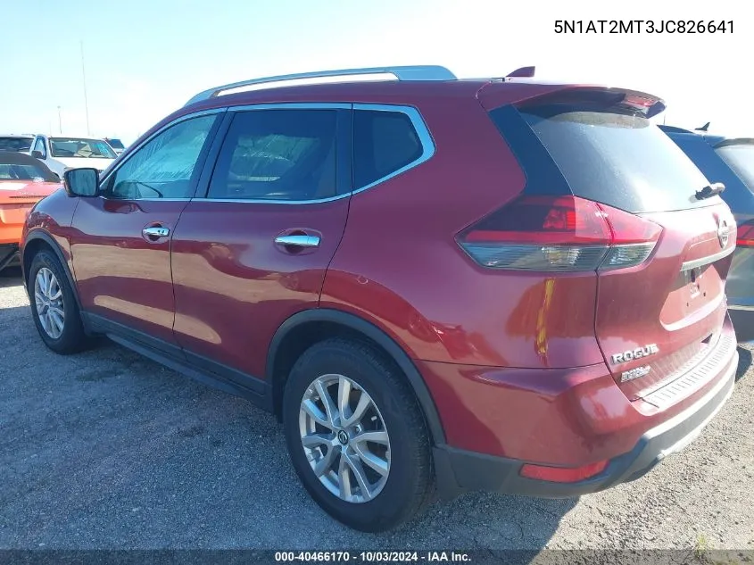 5N1AT2MT3JC826641 2018 Nissan Rogue Sv