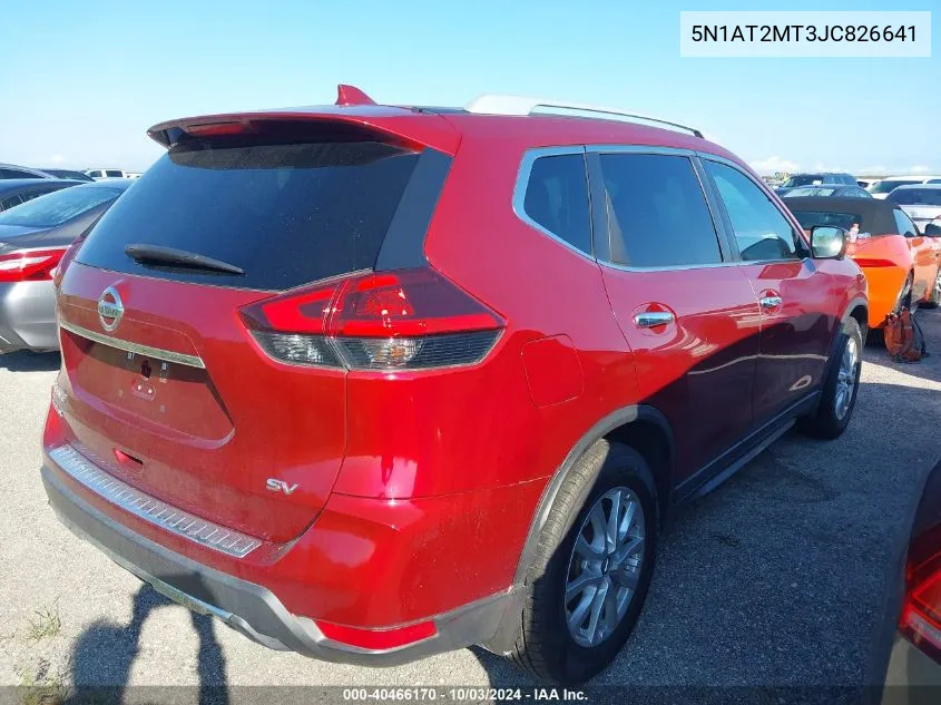 5N1AT2MT3JC826641 2018 Nissan Rogue Sv