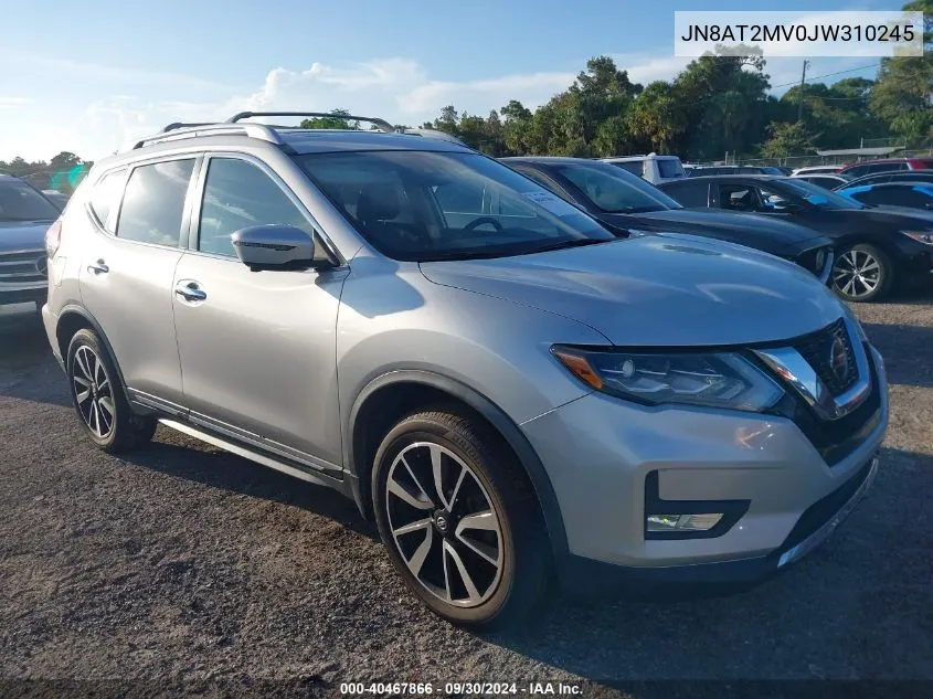 2018 Nissan Rogue Sl VIN: JN8AT2MV0JW310245 Lot: 40467866