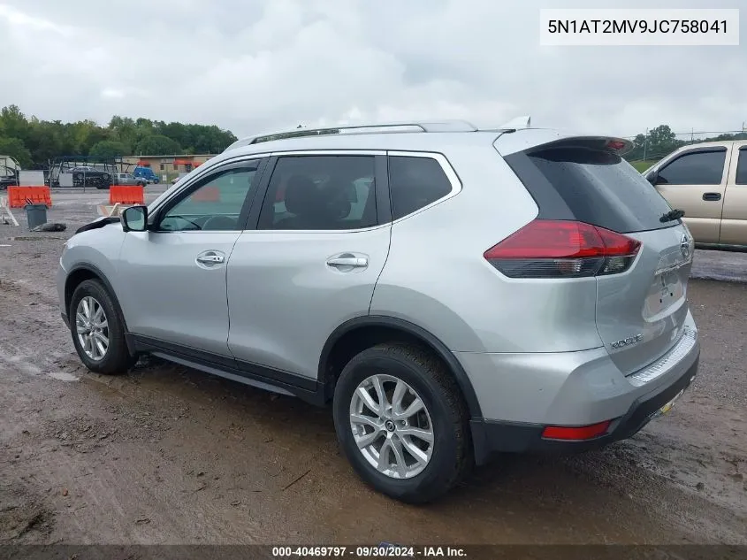 5N1AT2MV9JC758041 2018 Nissan Rogue Sv