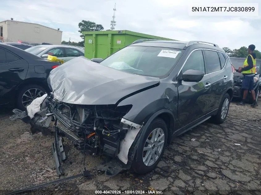 2018 Nissan Rogue Sv VIN: 5N1AT2MT7JC830899 Lot: 40470926