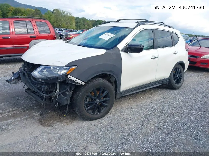 2018 Nissan Rogue Sv VIN: 5N1AT2MT4JC741730 Lot: 40478700