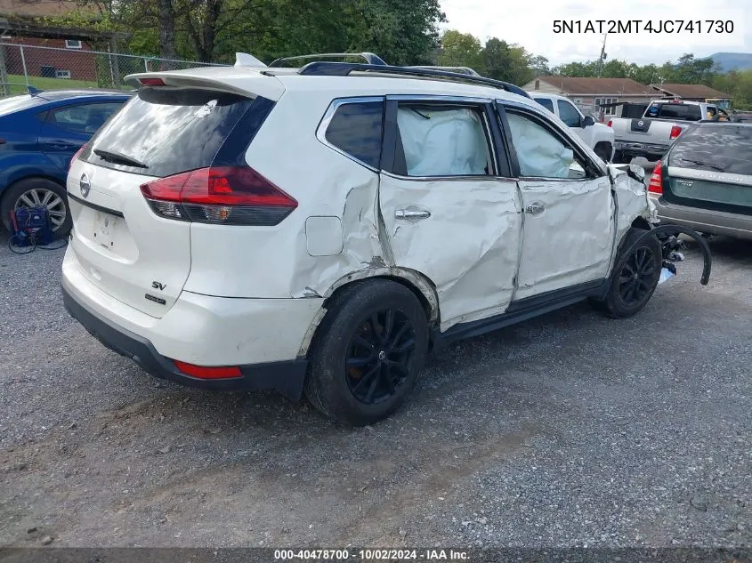 5N1AT2MT4JC741730 2018 Nissan Rogue Sv