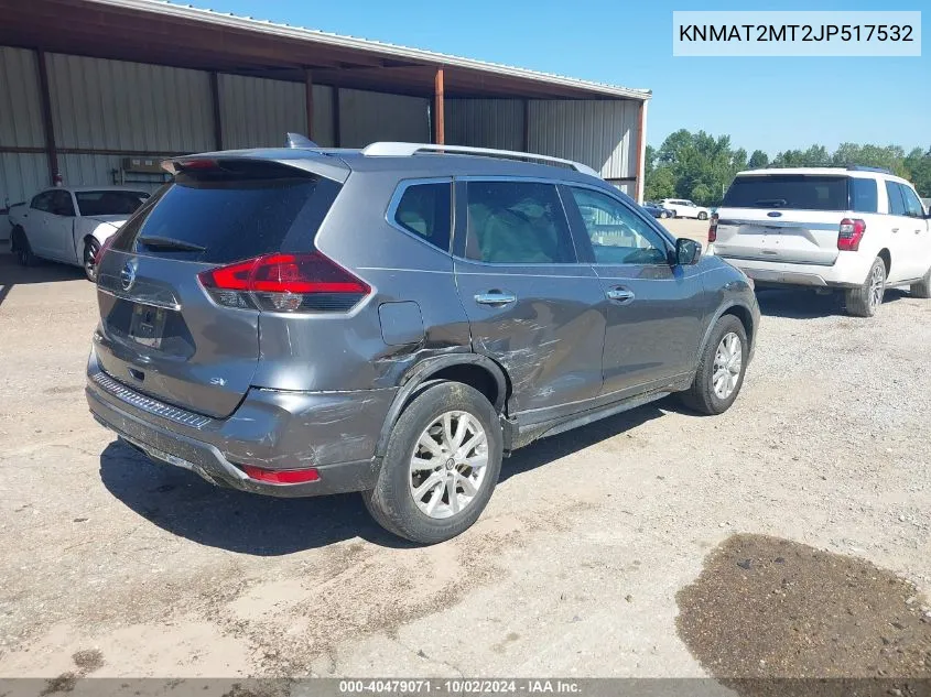 2018 Nissan Rogue Sv VIN: KNMAT2MT2JP517532 Lot: 40479071