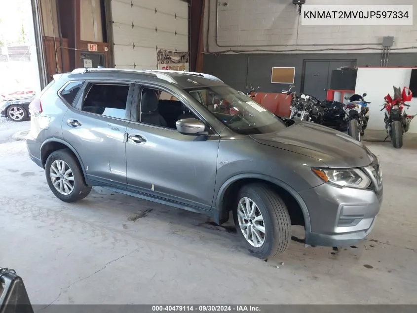 2018 Nissan Rogue Sv VIN: KNMAT2MV0JP597334 Lot: 40479114