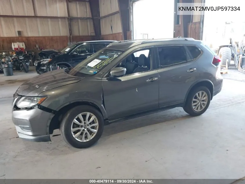 2018 Nissan Rogue Sv VIN: KNMAT2MV0JP597334 Lot: 40479114