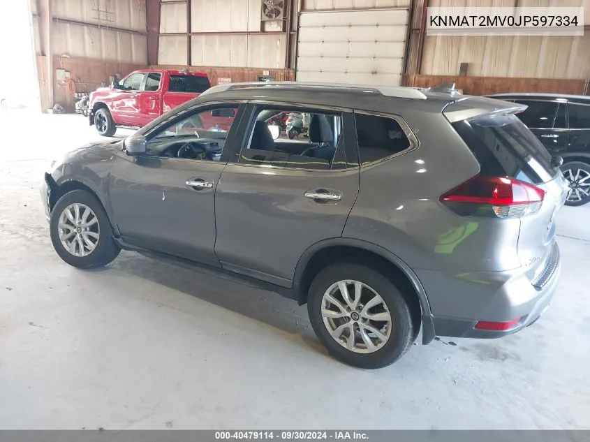 2018 Nissan Rogue Sv VIN: KNMAT2MV0JP597334 Lot: 40479114