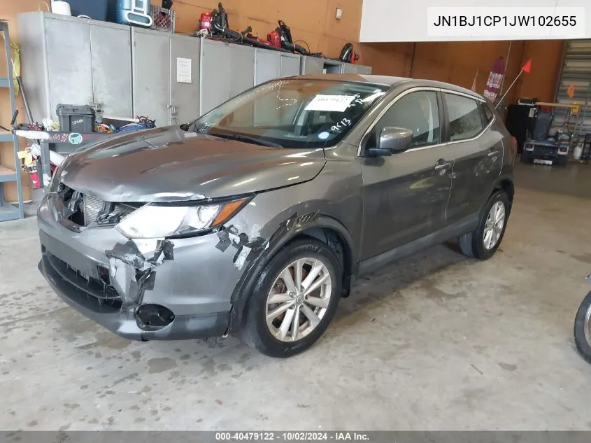 JN1BJ1CP1JW102655 2018 Nissan Rogue Sport S