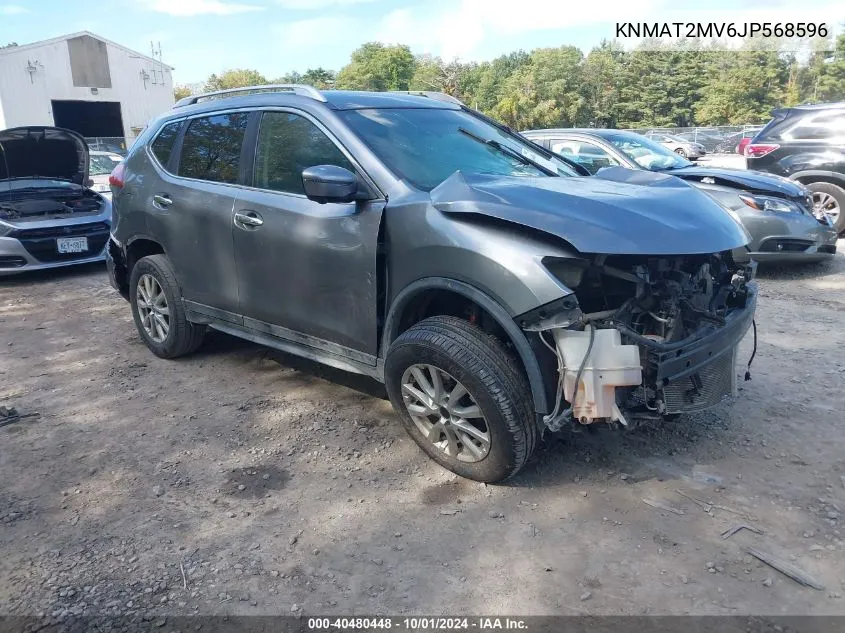 2018 Nissan Rogue Sv VIN: KNMAT2MV6JP568596 Lot: 40480448