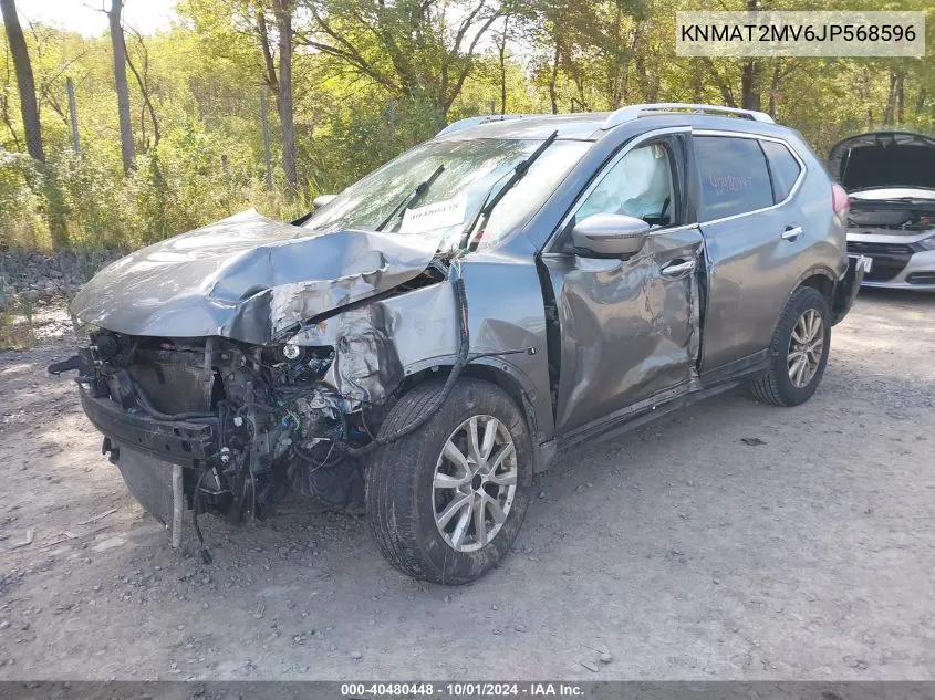 KNMAT2MV6JP568596 2018 Nissan Rogue Sv