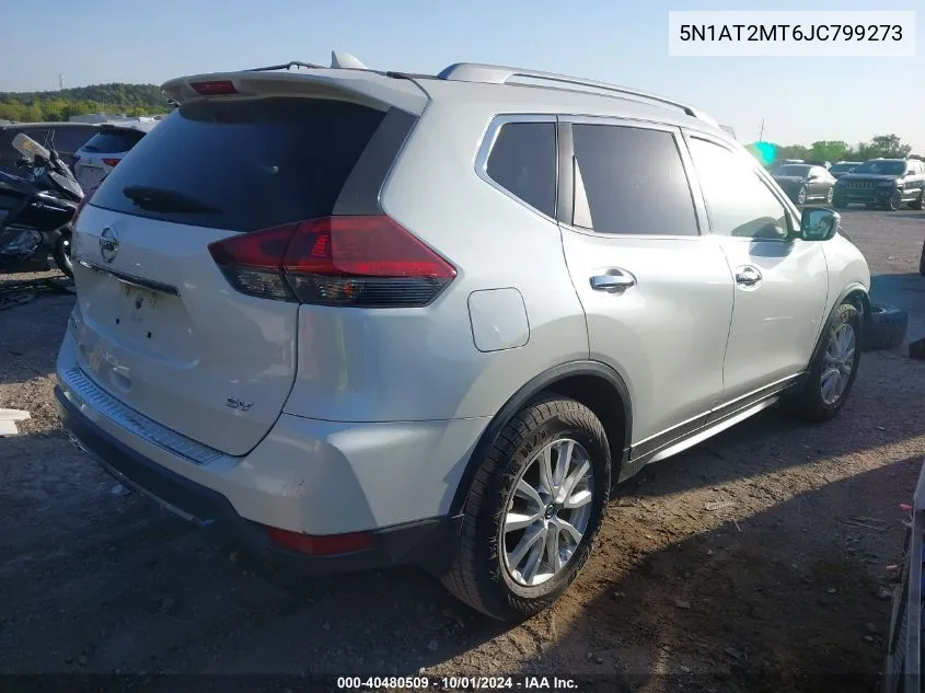 2018 Nissan Rogue S/Sl VIN: 5N1AT2MT6JC799273 Lot: 40480509