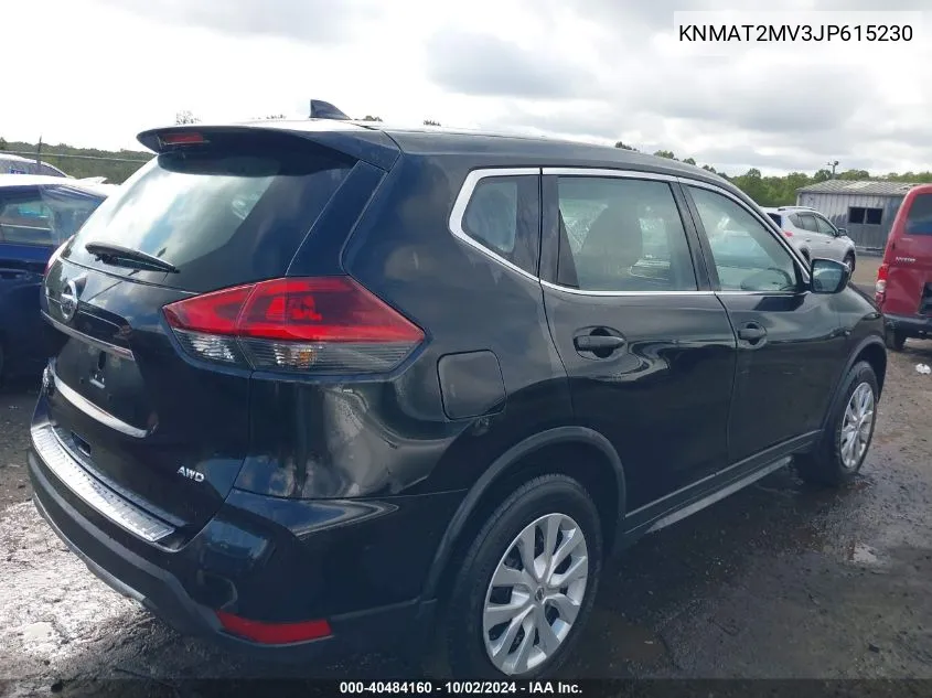 2018 Nissan Rogue S VIN: KNMAT2MV3JP615230 Lot: 40484160