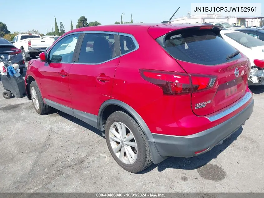 JN1BJ1CP5JW152961 2018 Nissan Rogue Sport S