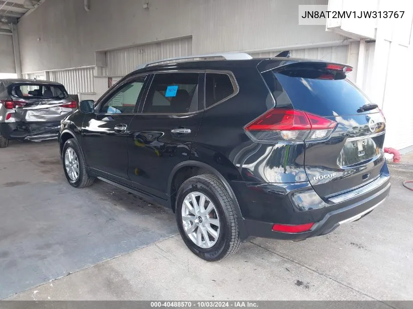 2018 Nissan Rogue Sv VIN: JN8AT2MV1JW313767 Lot: 40488570