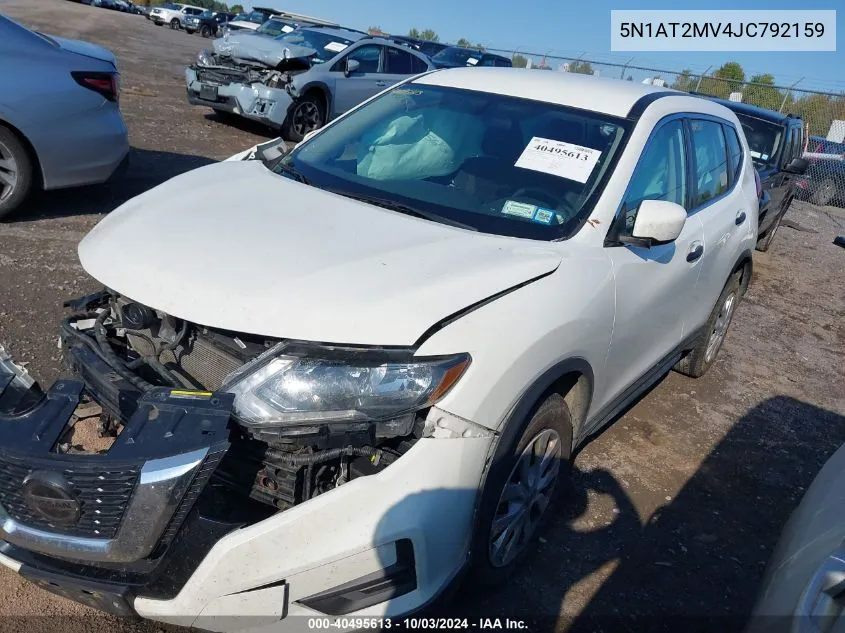 2018 Nissan Rogue S VIN: 5N1AT2MV4JC792159 Lot: 40495613