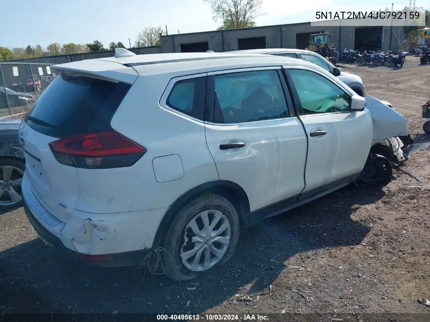 2018 Nissan Rogue S VIN: 5N1AT2MV4JC792159 Lot: 40495613