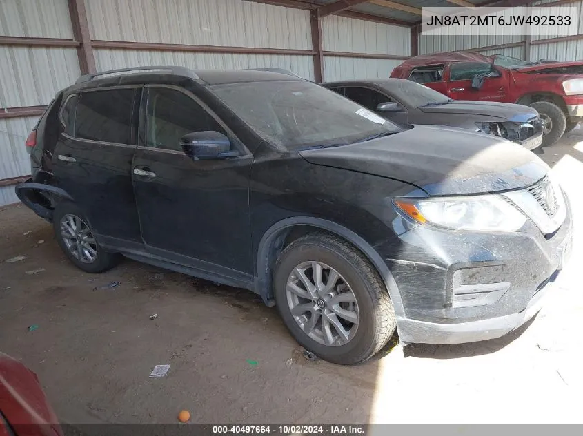 JN8AT2MT6JW492533 2018 Nissan Rogue Sv