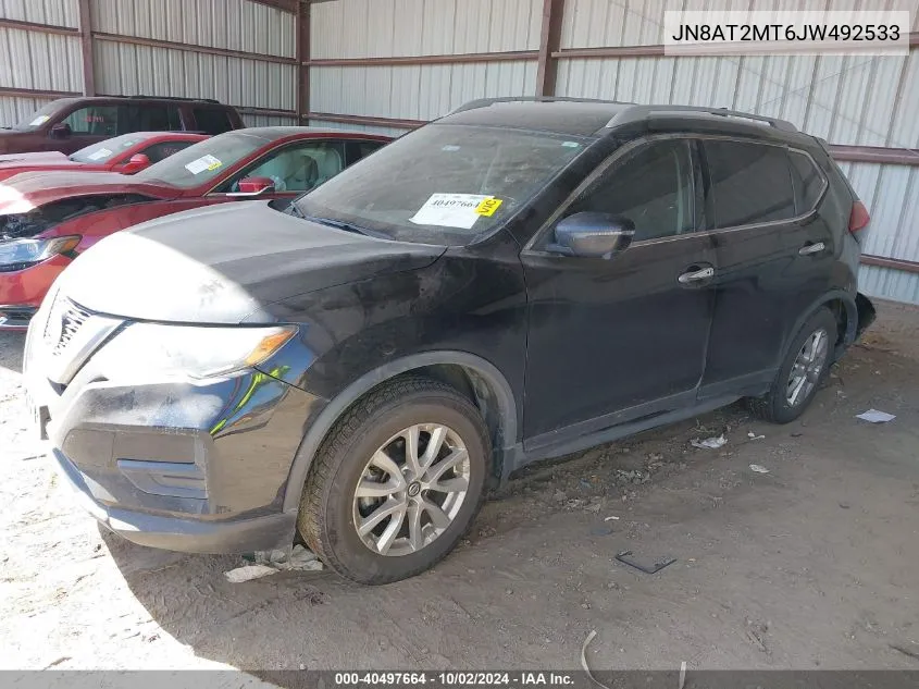 JN8AT2MT6JW492533 2018 Nissan Rogue Sv