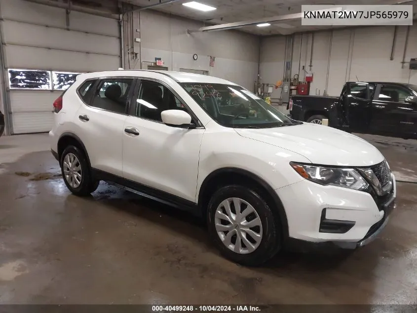 2018 Nissan Rogue S VIN: KNMAT2MV7JP565979 Lot: 40499248