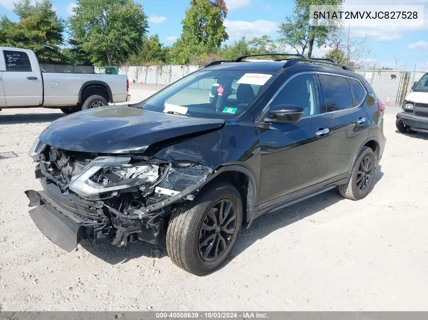 2018 Nissan Rogue Sv VIN: 5N1AT2MVXJC827528 Lot: 40508639