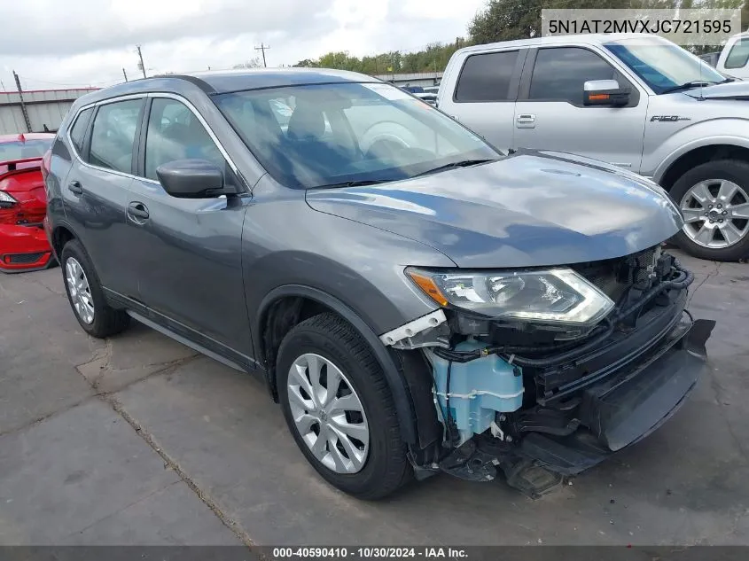 2018 Nissan Rogue S VIN: 5N1AT2MVXJC721595 Lot: 40590410