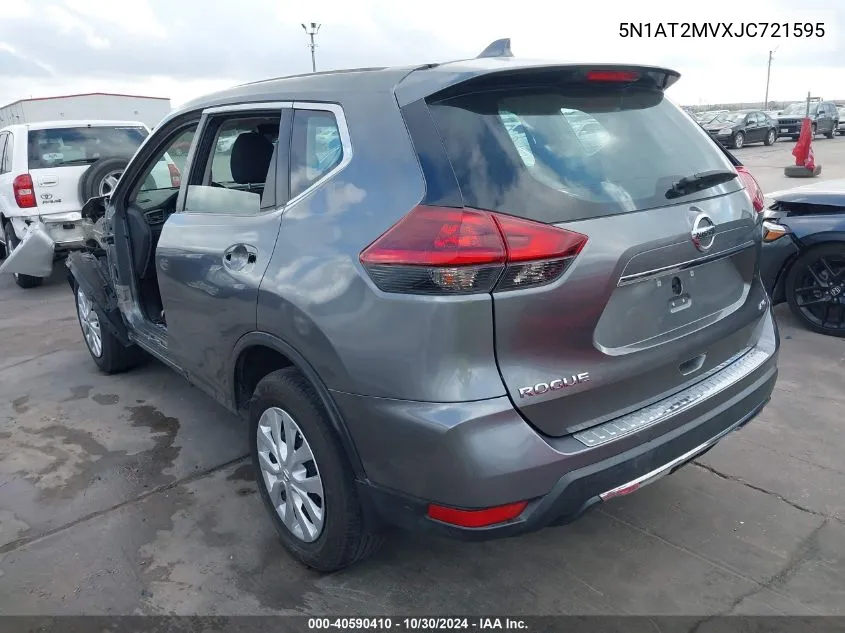 2018 Nissan Rogue S VIN: 5N1AT2MVXJC721595 Lot: 40590410