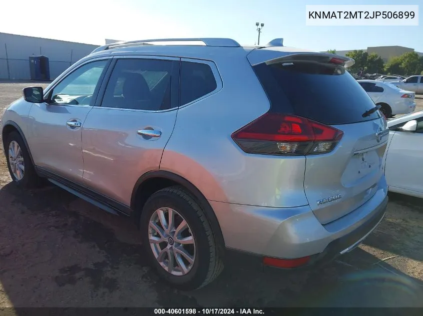 2018 Nissan Rogue Sv VIN: KNMAT2MT2JP506899 Lot: 40601598