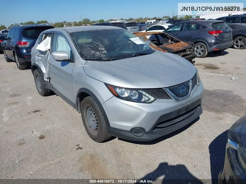 2018 Nissan Rogue Sport S VIN: JN1BJ1CP9JW155278 Lot: 40616072