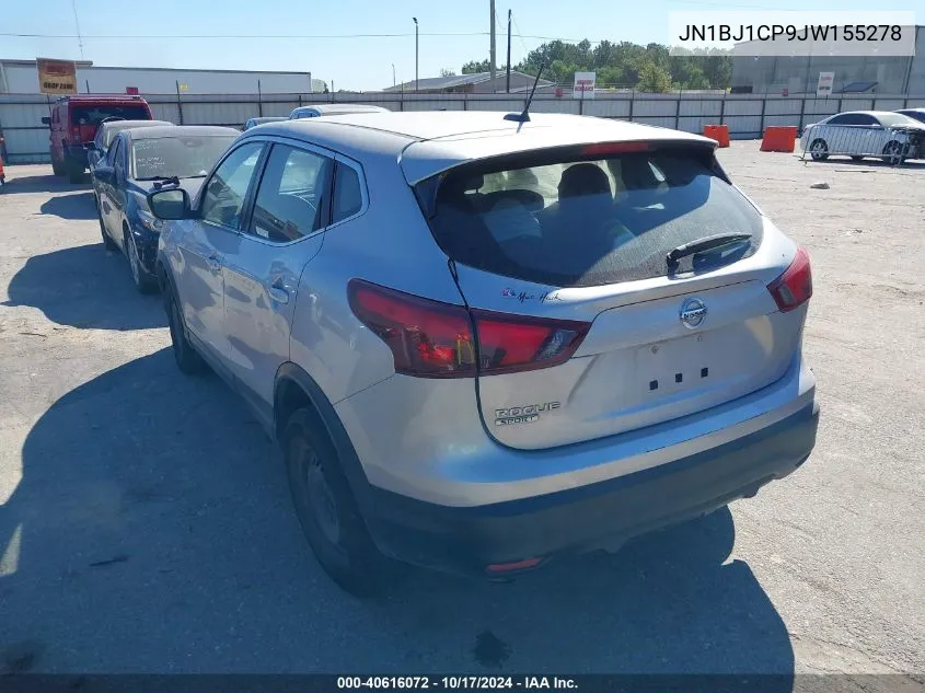 2018 Nissan Rogue Sport S VIN: JN1BJ1CP9JW155278 Lot: 40616072