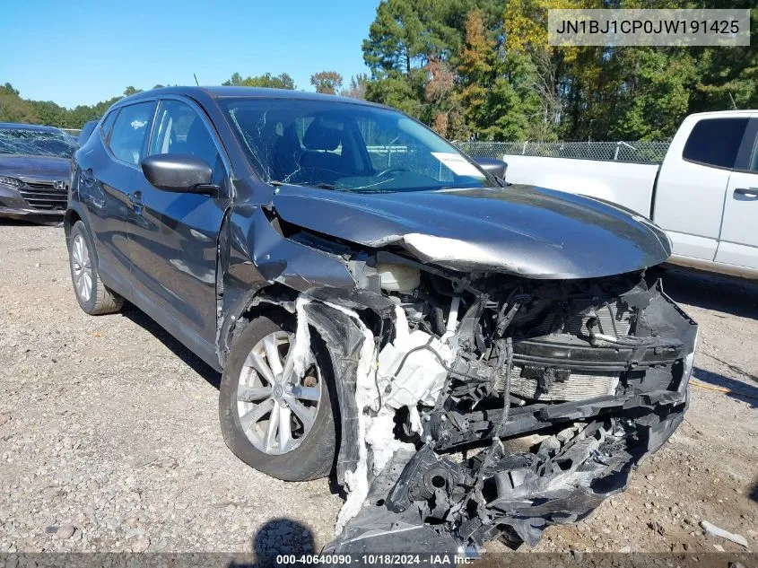 2018 Nissan Rogue Sport S VIN: JN1BJ1CP0JW191425 Lot: 40640090