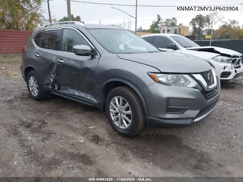 2018 Nissan Rogue Sv VIN: KNMAT2MV3JP603904 Lot: 40662630