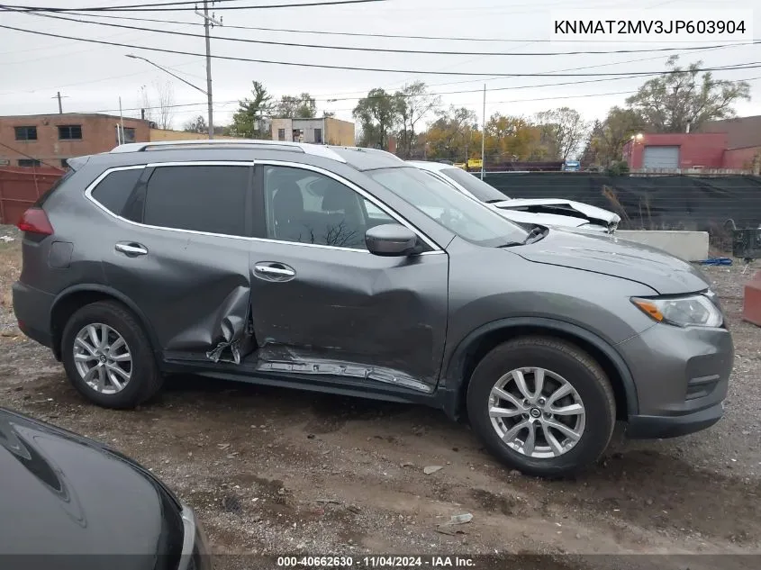 2018 Nissan Rogue Sv VIN: KNMAT2MV3JP603904 Lot: 40662630