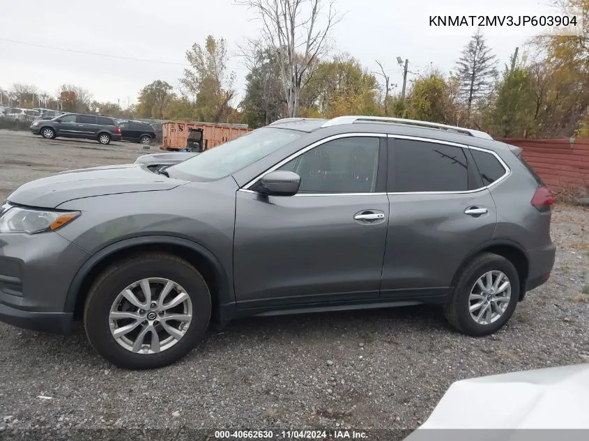 2018 Nissan Rogue Sv VIN: KNMAT2MV3JP603904 Lot: 40662630