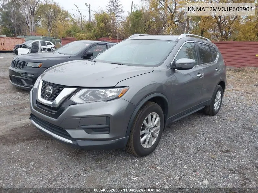 2018 Nissan Rogue Sv VIN: KNMAT2MV3JP603904 Lot: 40662630