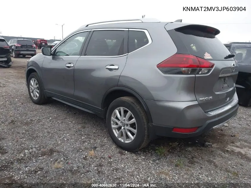 2018 Nissan Rogue Sv VIN: KNMAT2MV3JP603904 Lot: 40662630