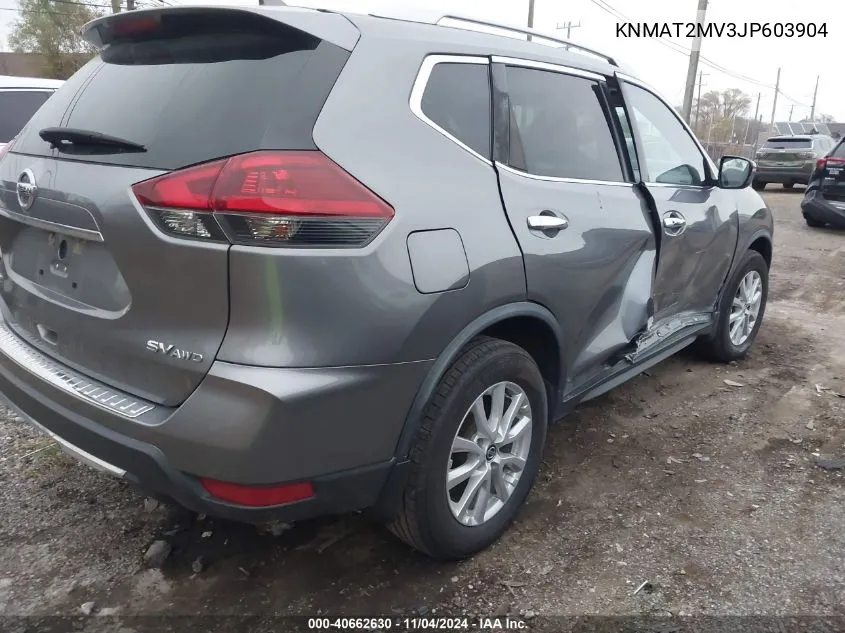 2018 Nissan Rogue Sv VIN: KNMAT2MV3JP603904 Lot: 40662630