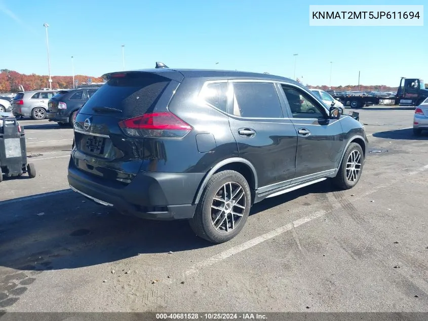 KNMAT2MT5JP611694 2018 Nissan Rogue S