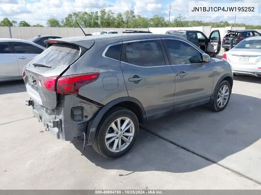 2018 Nissan Rogue Sport S VIN: JN1BJ1CP4JW195252 Lot: 40694780