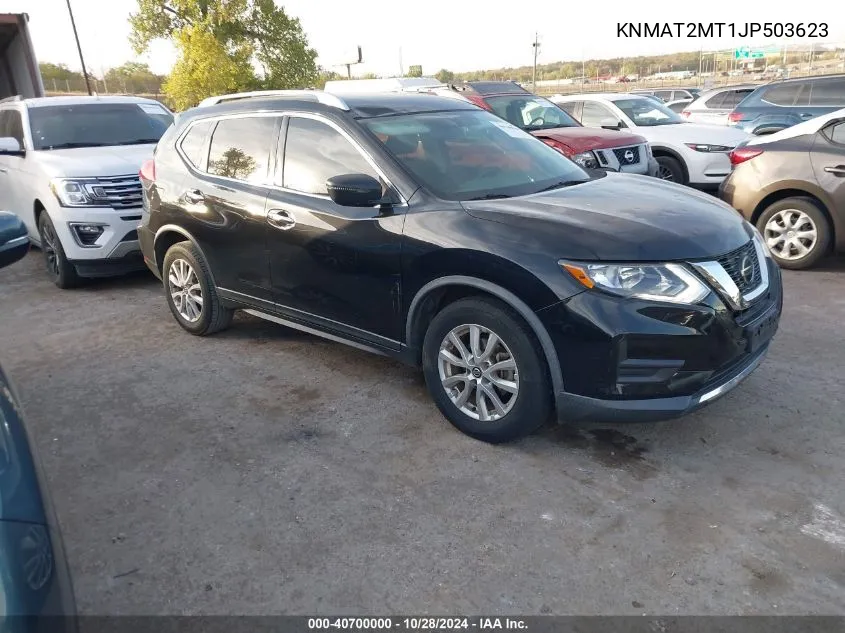 2018 Nissan Rogue Sv VIN: KNMAT2MT1JP503623 Lot: 40700000