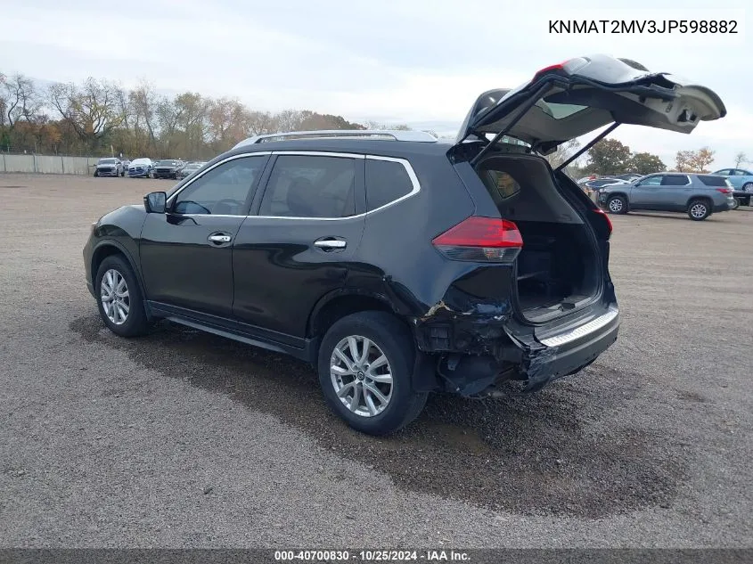 2018 Nissan Rogue Sv VIN: KNMAT2MV3JP598882 Lot: 40700830