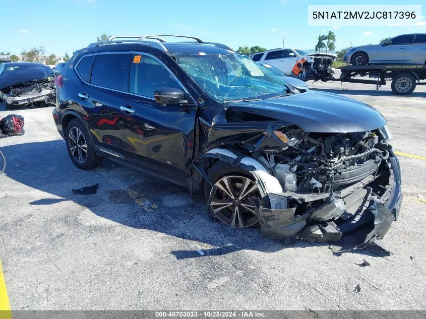 2018 Nissan Rogue Sl VIN: 5N1AT2MV2JC817396 Lot: 40703033