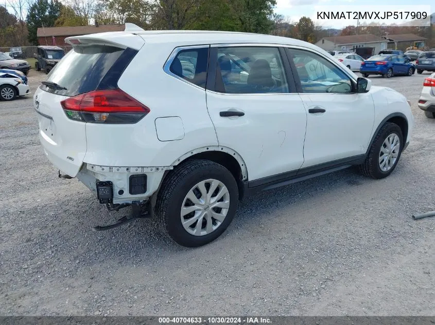 2018 Nissan Rogue S VIN: KNMAT2MVXJP517909 Lot: 40704633