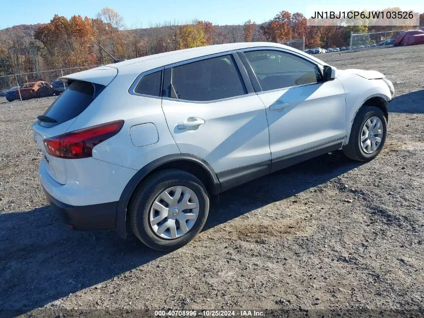 2018 Nissan Rogue Sport S VIN: JN1BJ1CP6JW103526 Lot: 40708996