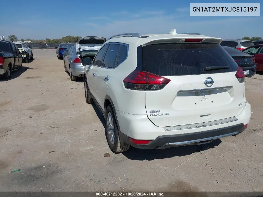 5N1AT2MTXJC815197 2018 Nissan Rogue Sv